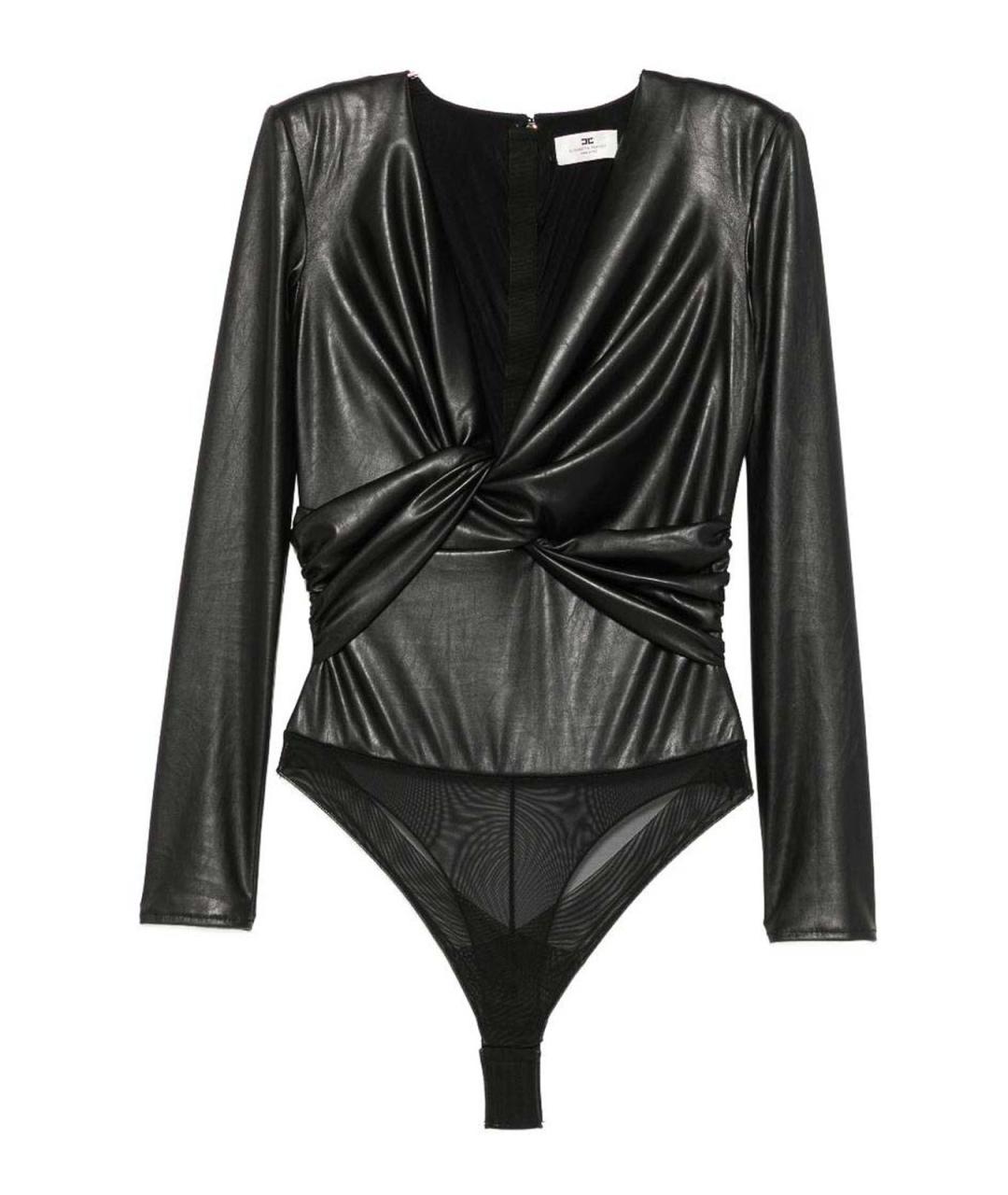 ELISABETTA FRANCHI Черное боди, фото 1