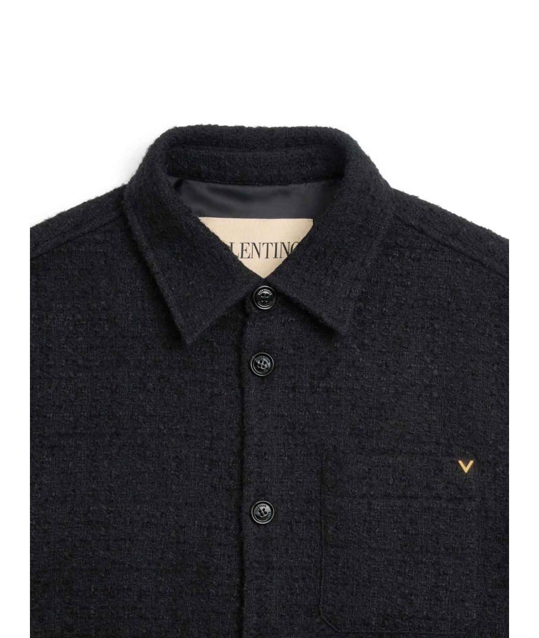 VALENTINO Черная полиэстеровая куртка, фото 6