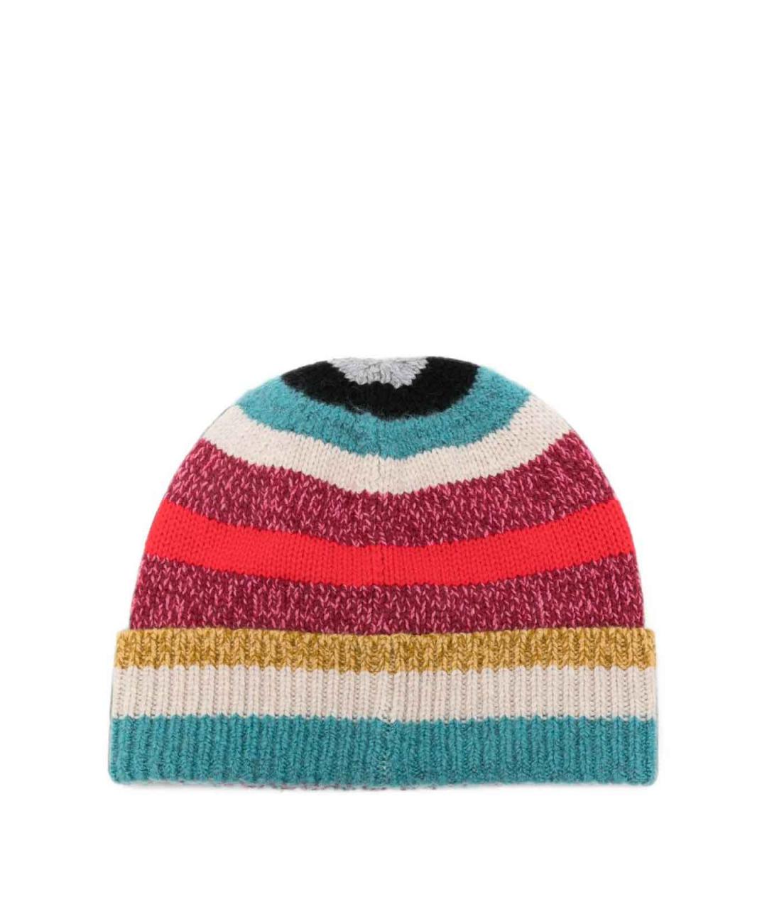 PAUL SMITH Мульти шерстяная шапка, фото 1
