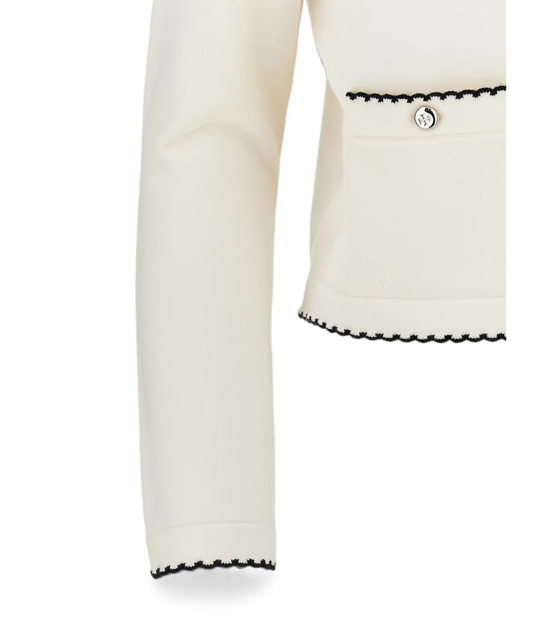 TORY BURCH Бежевый шерстяной кардиган, фото 2
