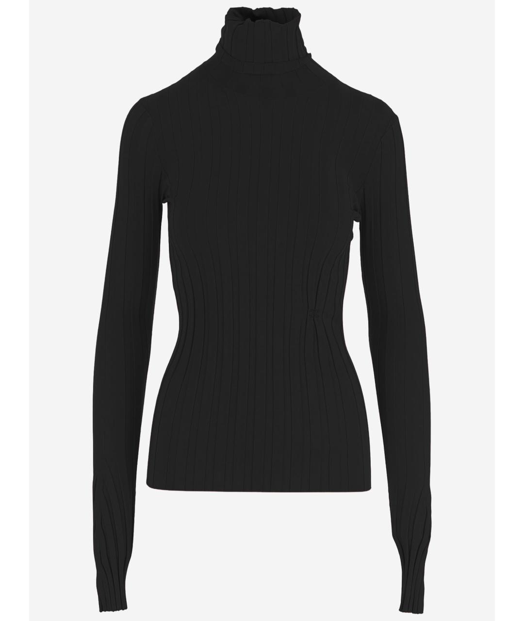 CELINE Черная водолазка, фото 4