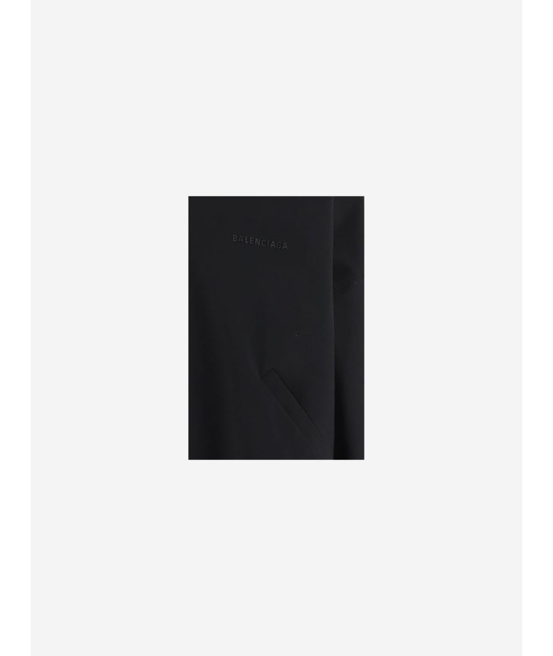 BALENCIAGA Черная хлопковая куртка, фото 3