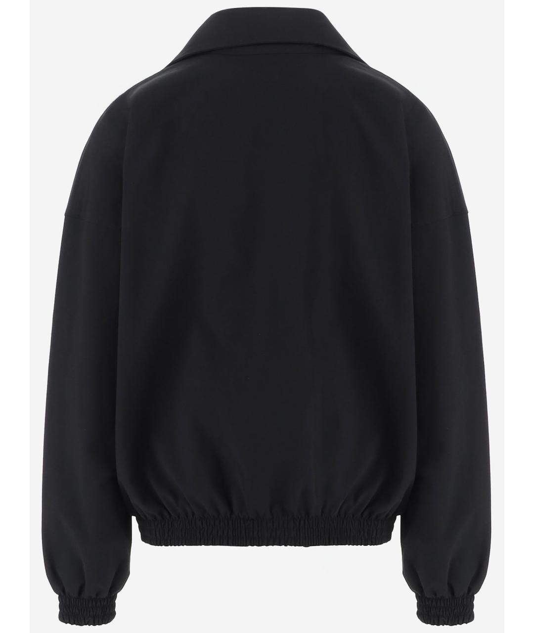 BALENCIAGA Черная хлопковая куртка, фото 2