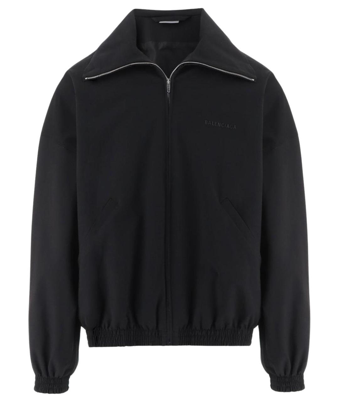 BALENCIAGA Черная хлопковая куртка, фото 1