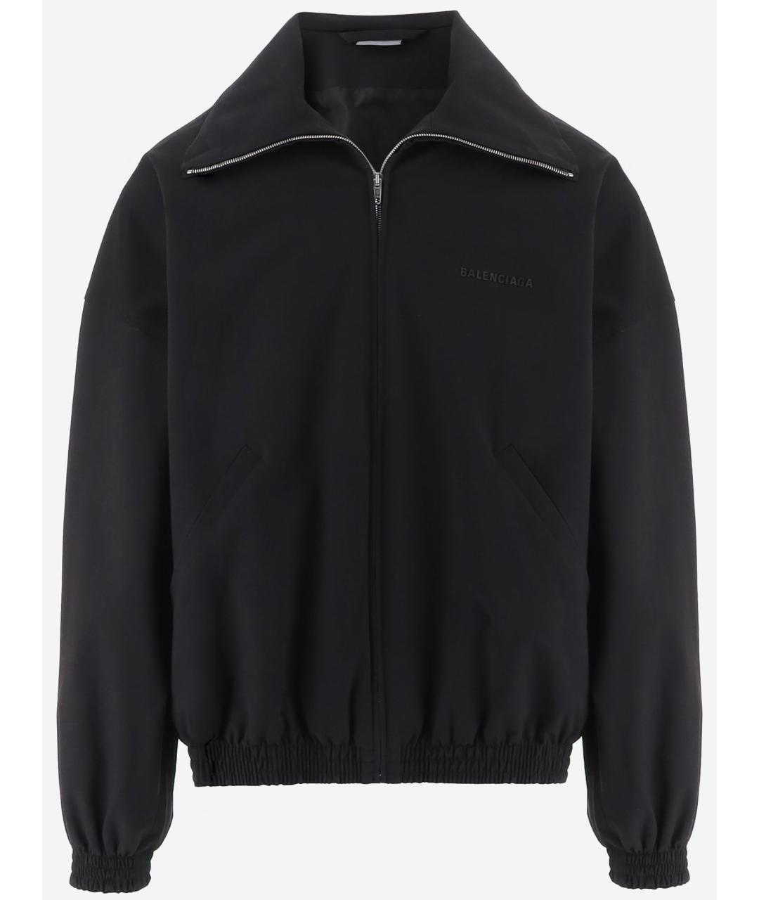 BALENCIAGA Черная хлопковая куртка, фото 4