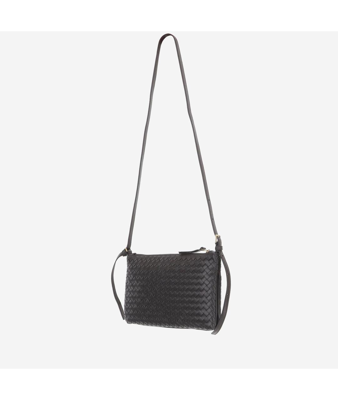 BOTTEGA VENETA Коричневая кожаная сумка через плечо, фото 2
