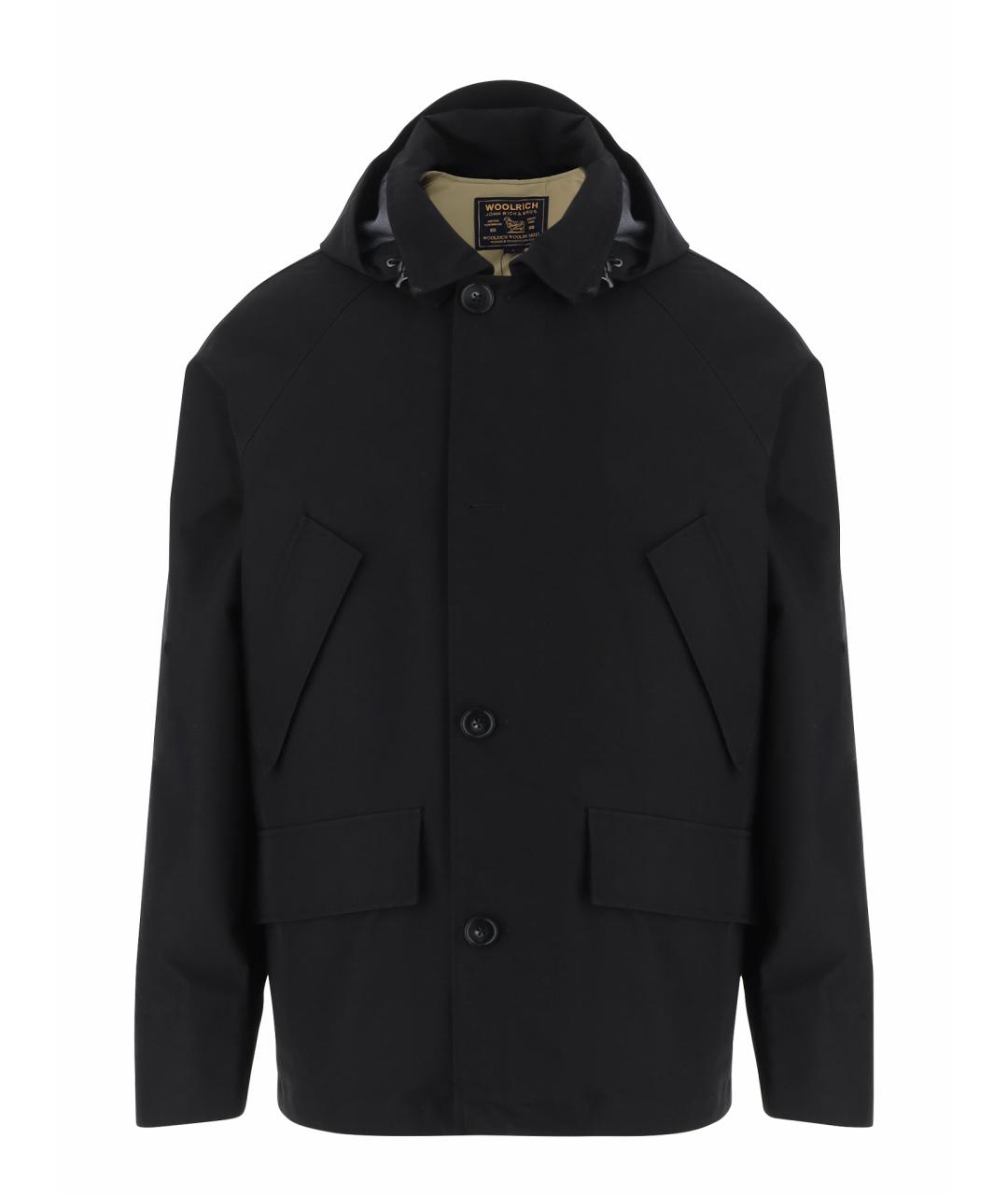 WOOLRICH Черная полиамидовая куртка, фото 1