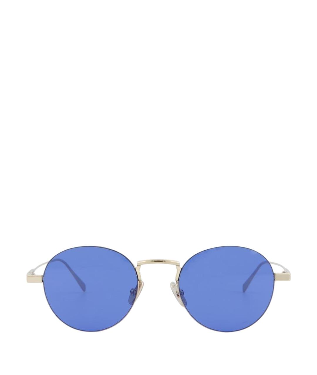 CELINE Золотые металлические солнцезащитные очки, фото 1