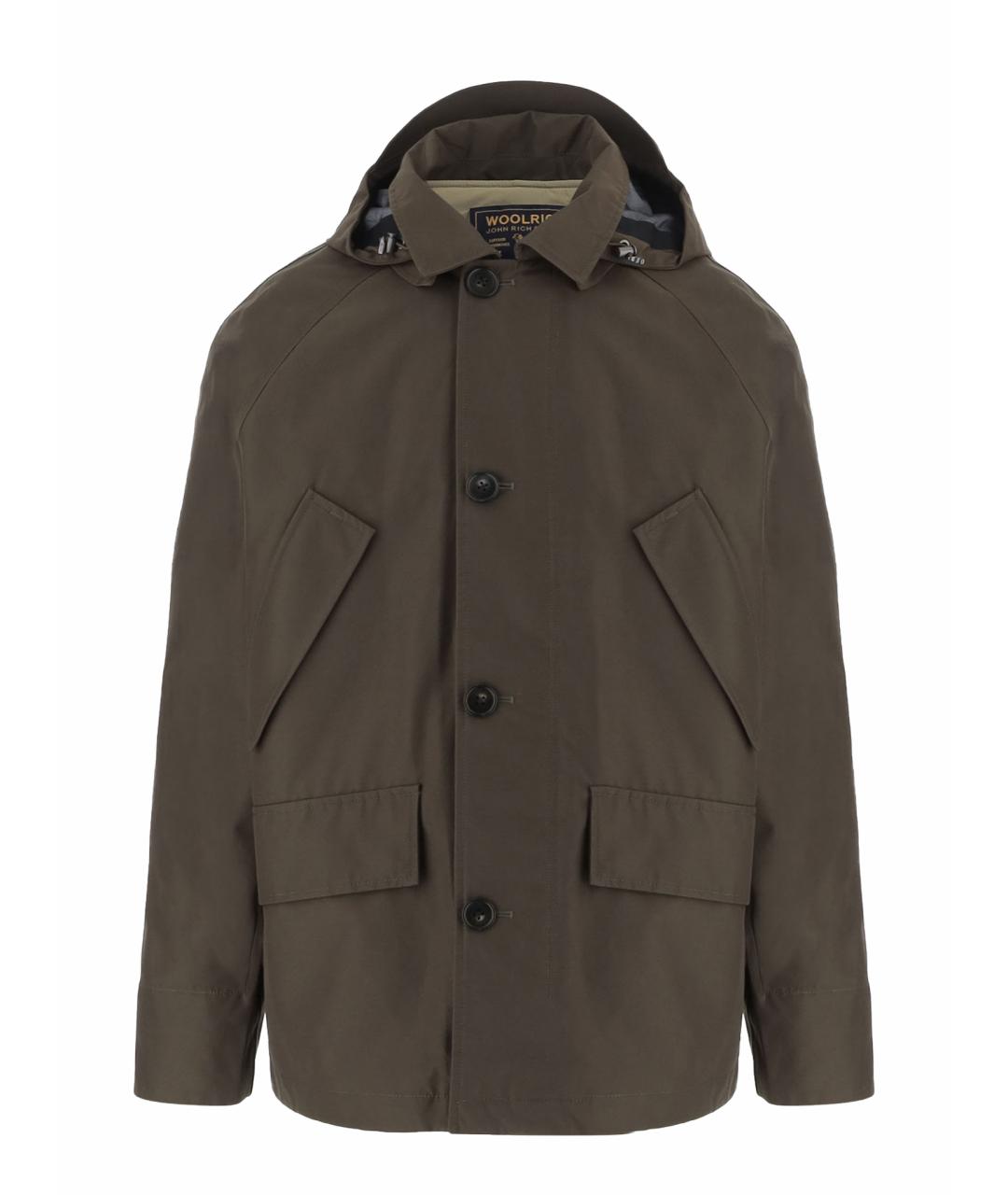 WOOLRICH Зеленая полиамидовая куртка, фото 1