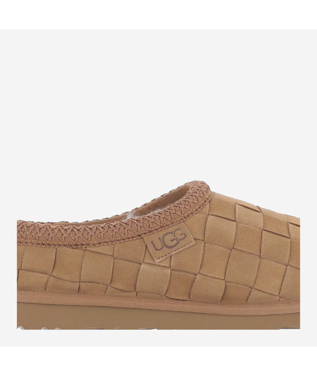 UGG Бежевые кожаные низкие ботинки, фото 5