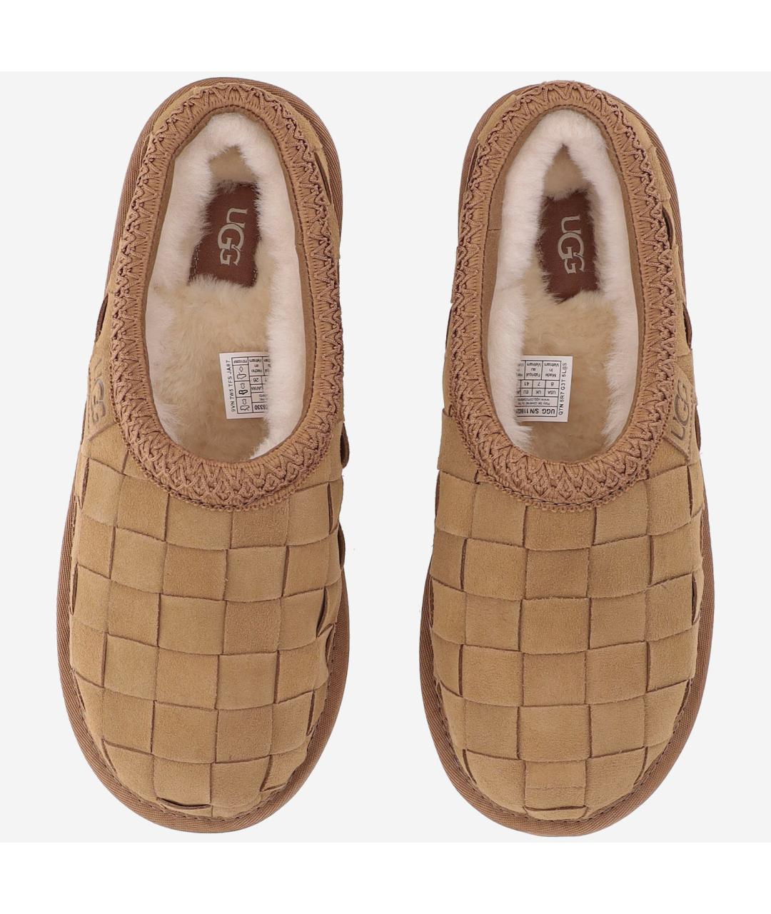 UGG Бежевые кожаные низкие ботинки, фото 2