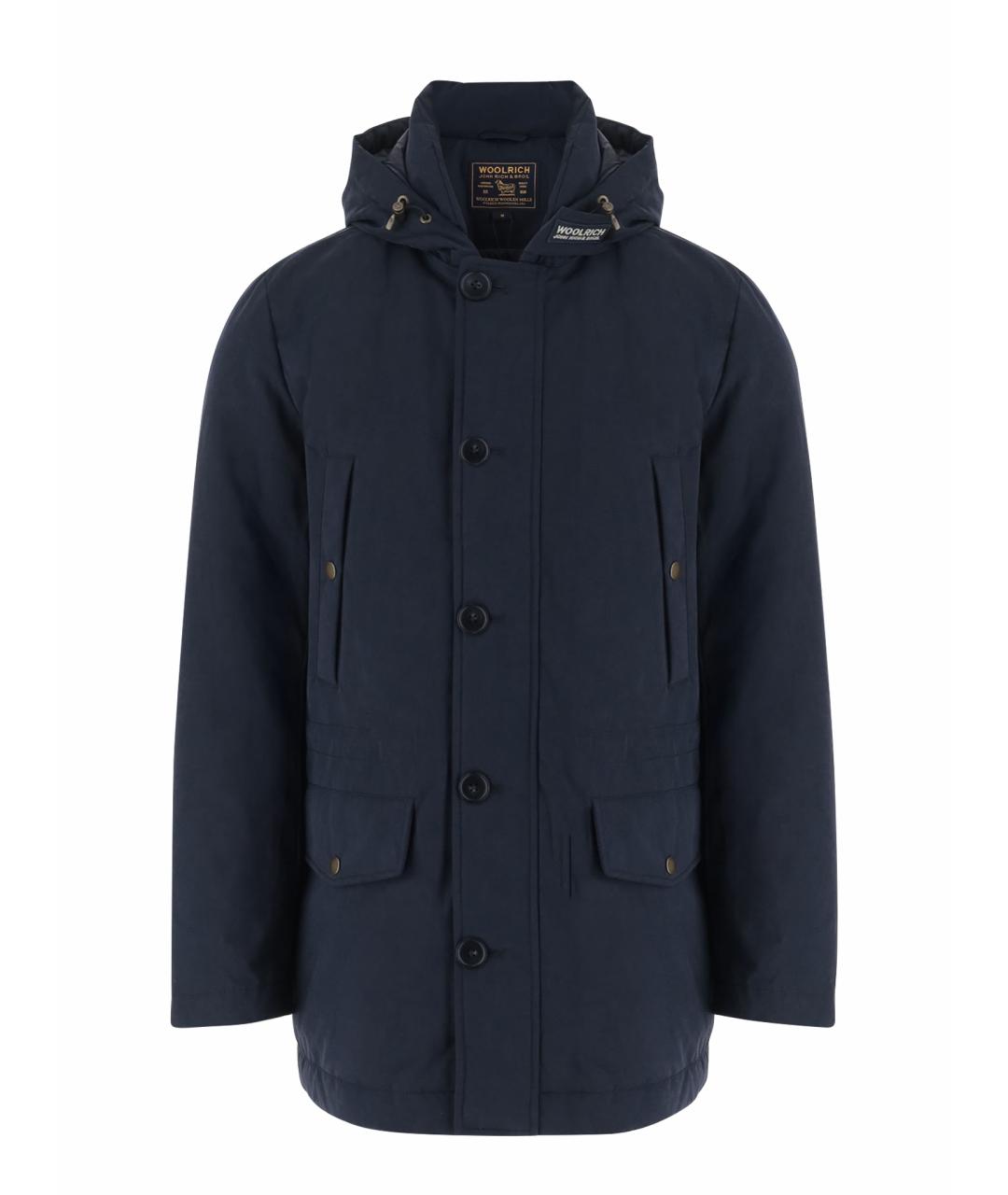 WOOLRICH Темно-синяя хлопковая куртка, фото 1