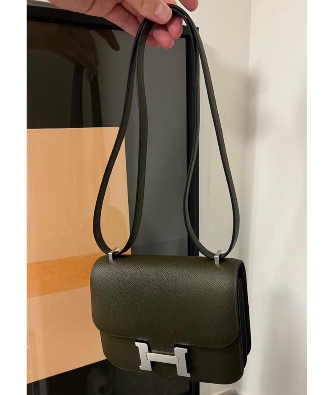 HERMES Кожаная сумка через плечо, фото 2