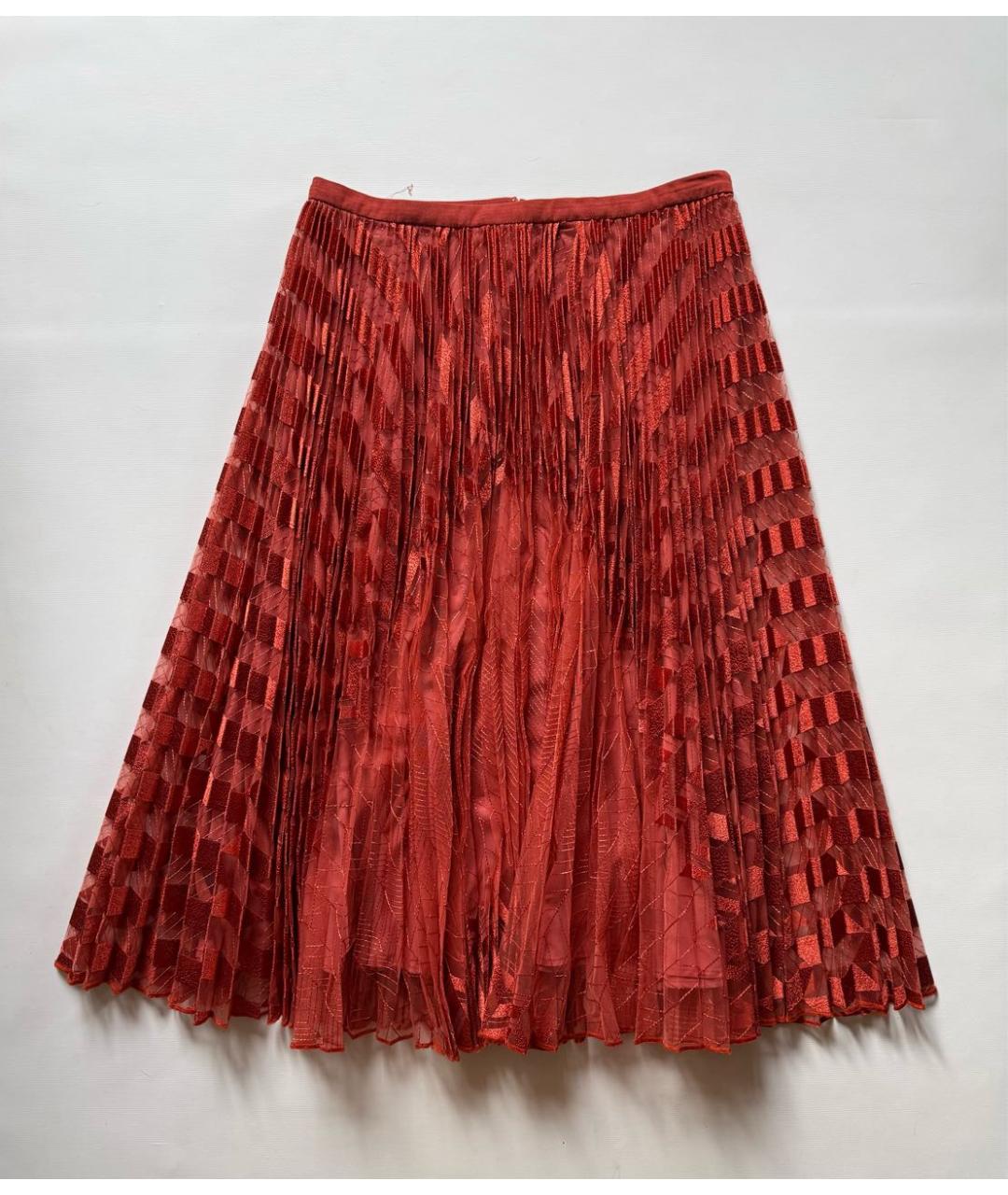 'S MAX MARA Бордовая юбка миди, фото 6