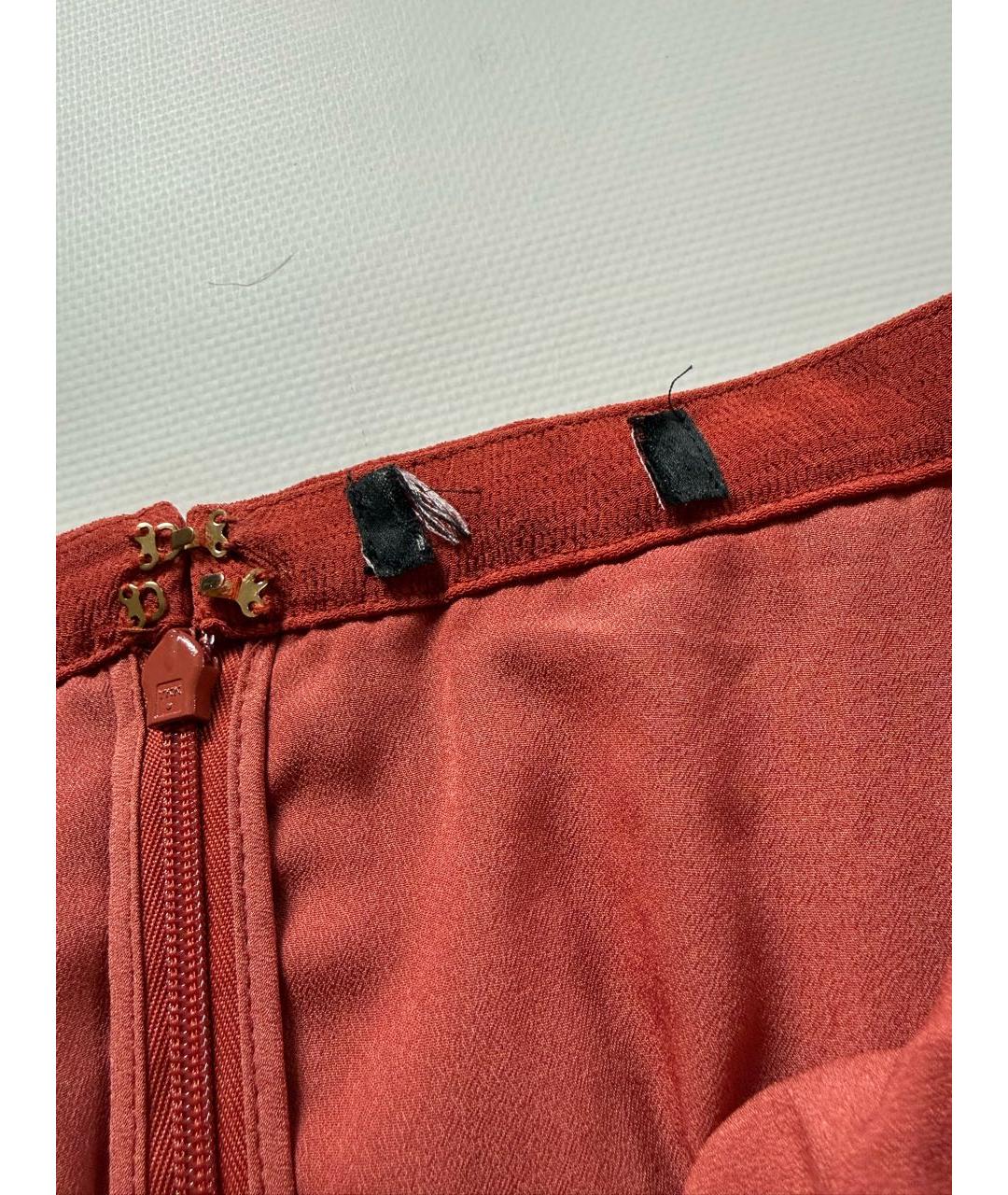 'S MAX MARA Бордовая юбка миди, фото 4