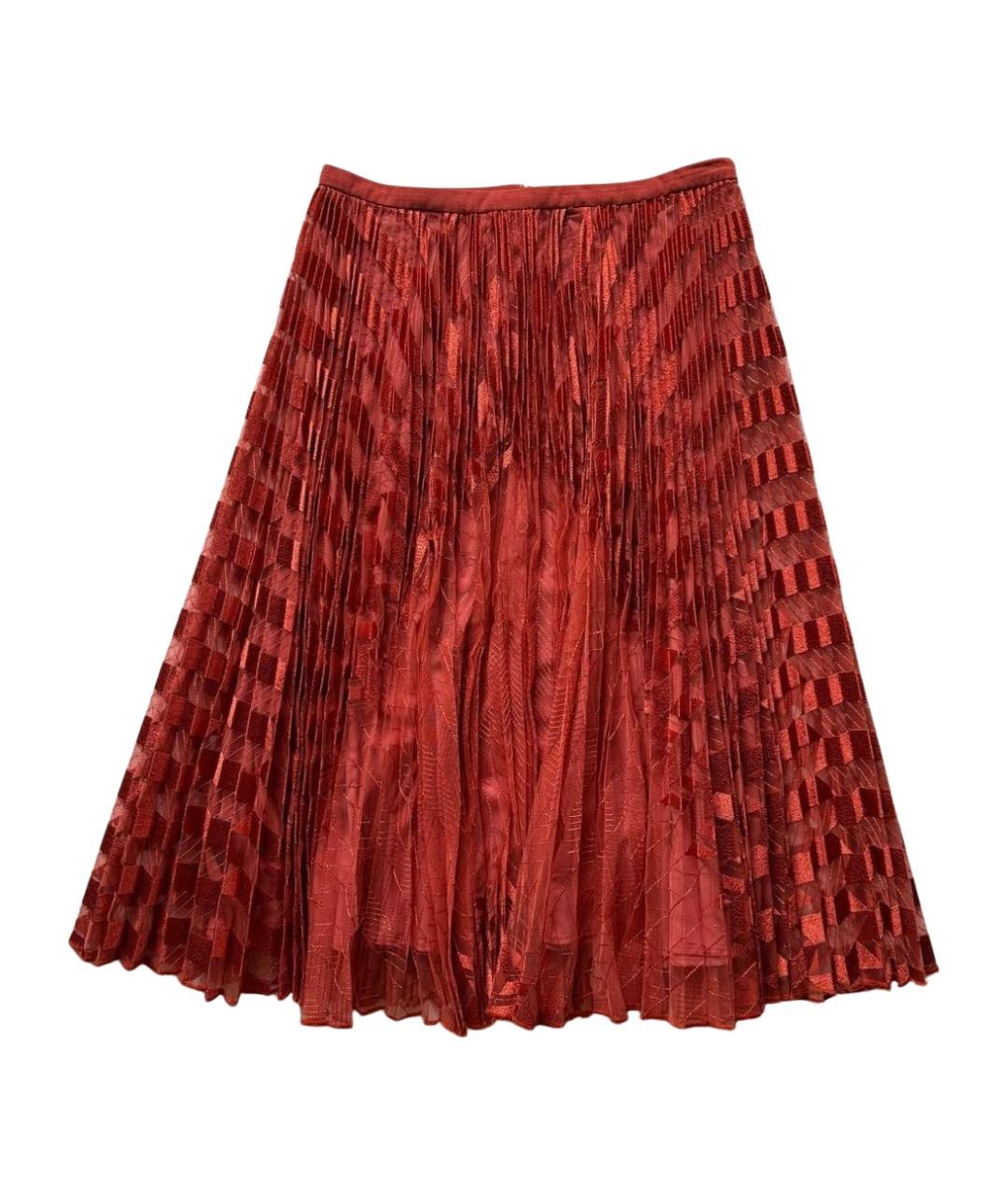 'S MAX MARA Бордовая юбка миди, фото 1