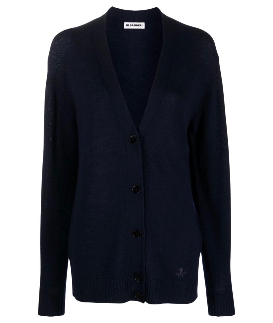 JIL SANDER Черный шерстяной кардиган, фото 1