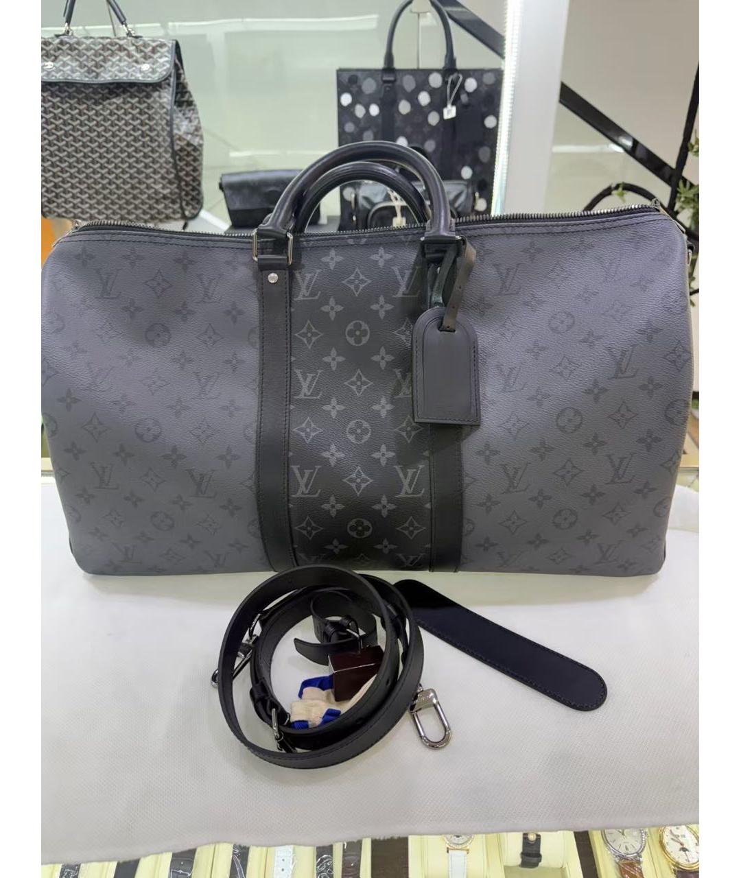 LOUIS VUITTON Синий чемодан, фото 7