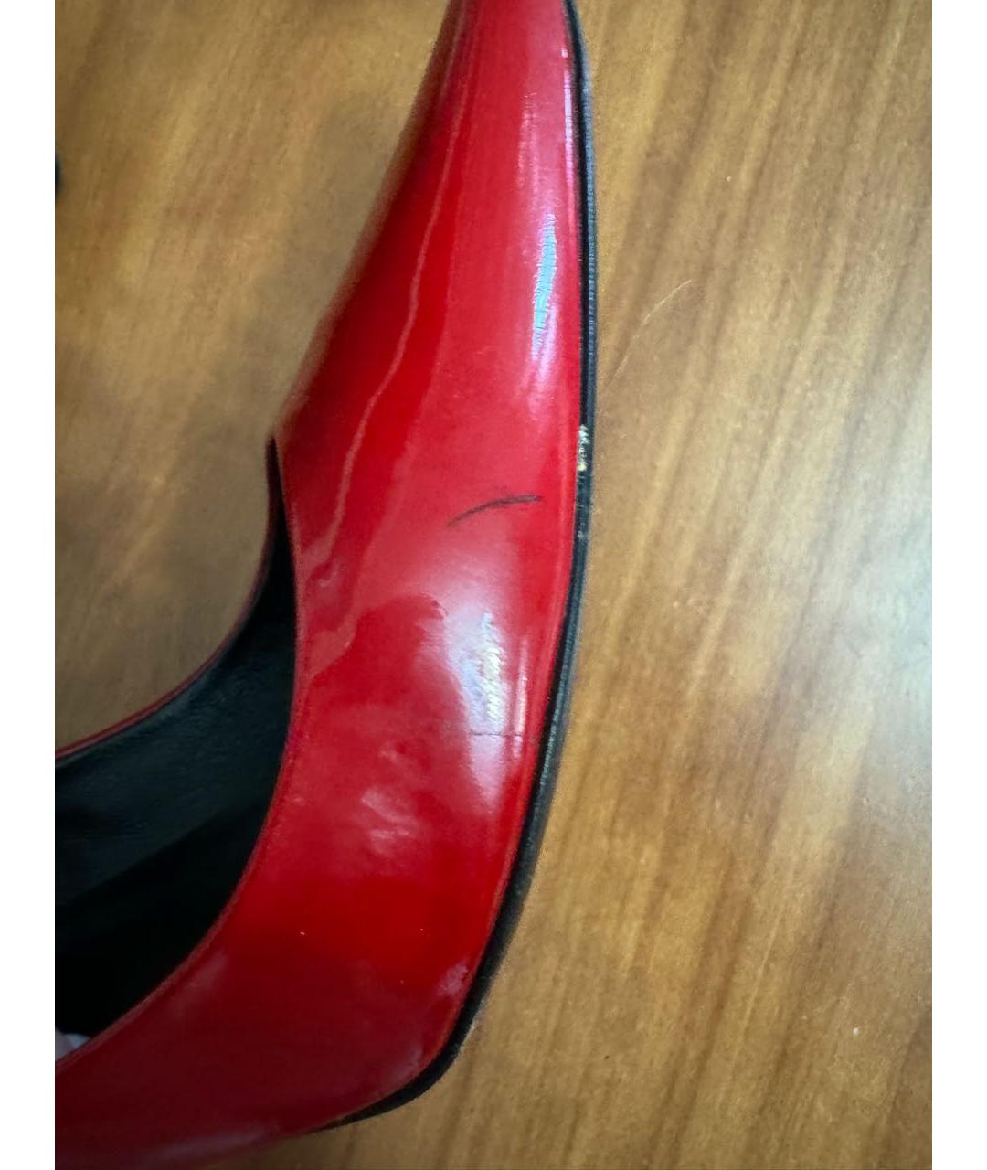 ROGER VIVIER Красные туфли из лакированной кожи, фото 4