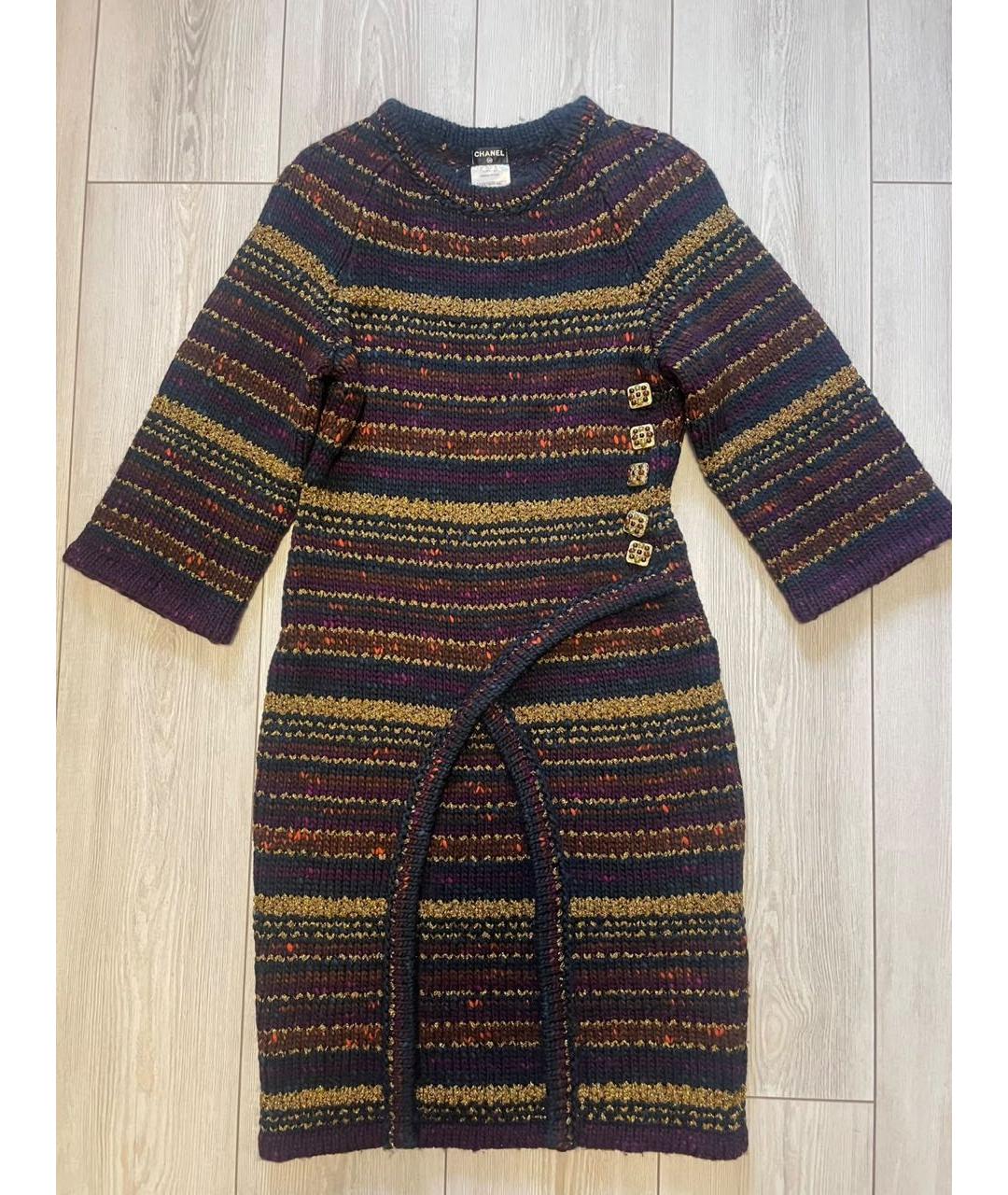 CHANEL Мульти платье, фото 3