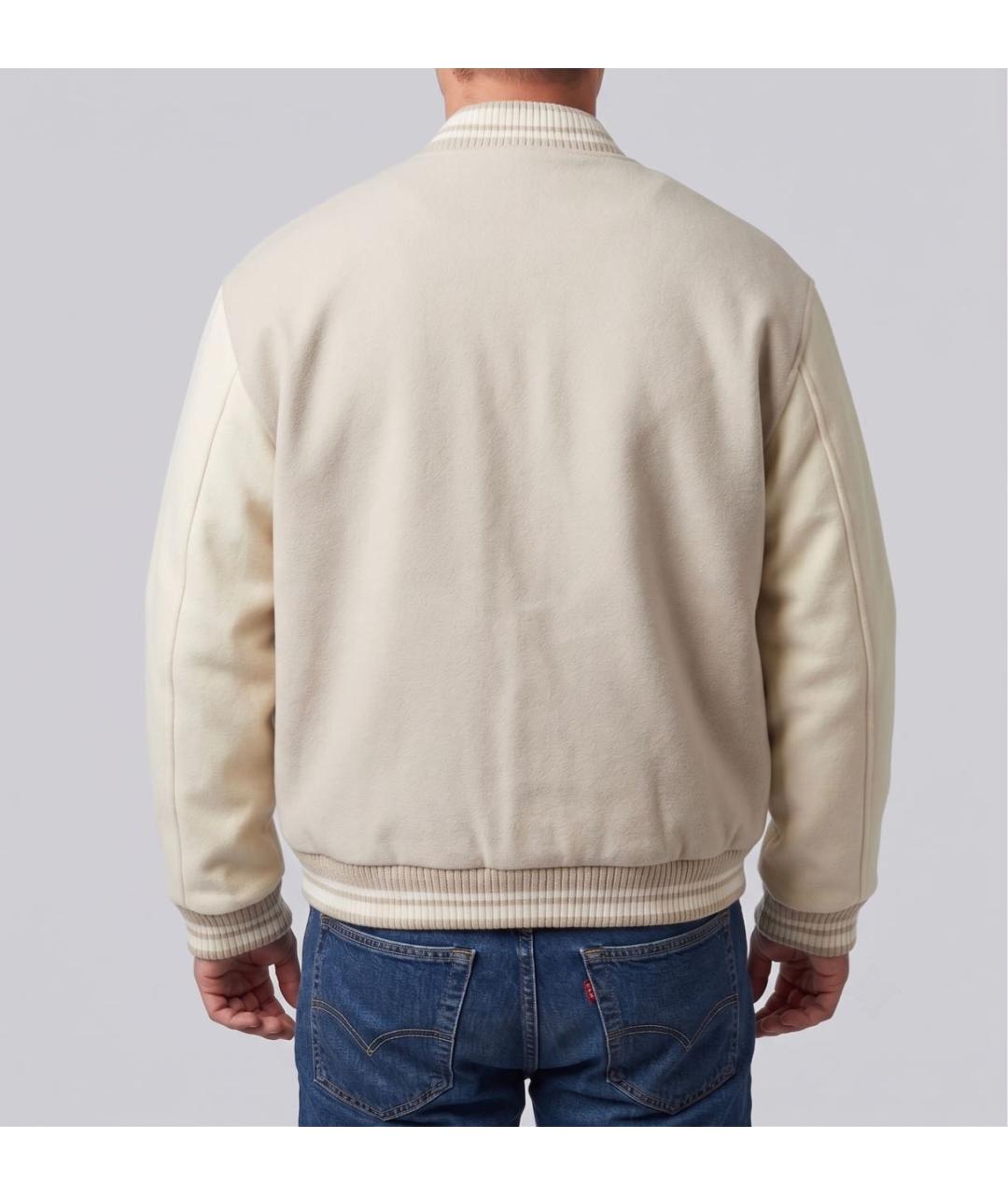 LEVI'S Бежевая полиэстеровая куртка, фото 8