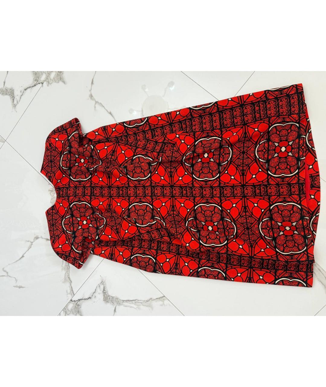 ALEXANDER MCQUEEN Красное коктейльное платье, фото 5