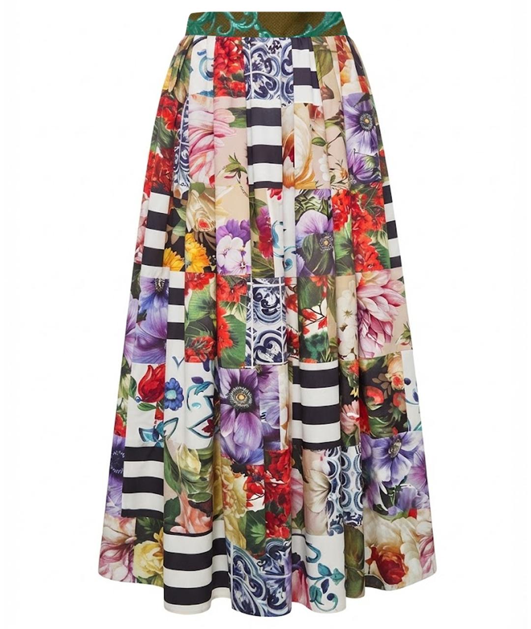 DOLCE&GABBANA Хлопковая юбка макси, фото 1
