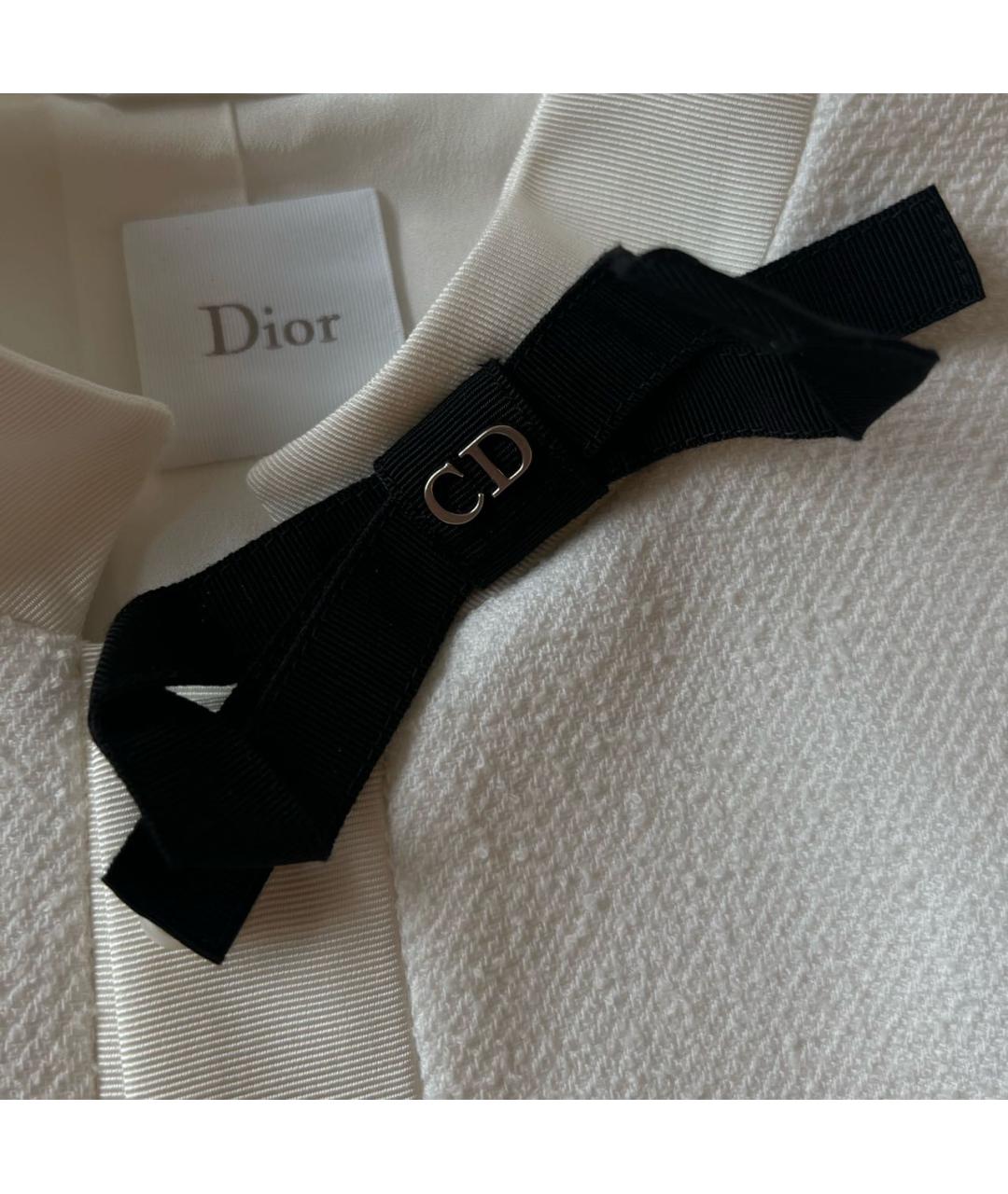 CHRISTIAN DIOR Белый жакет/пиджак, фото 6
