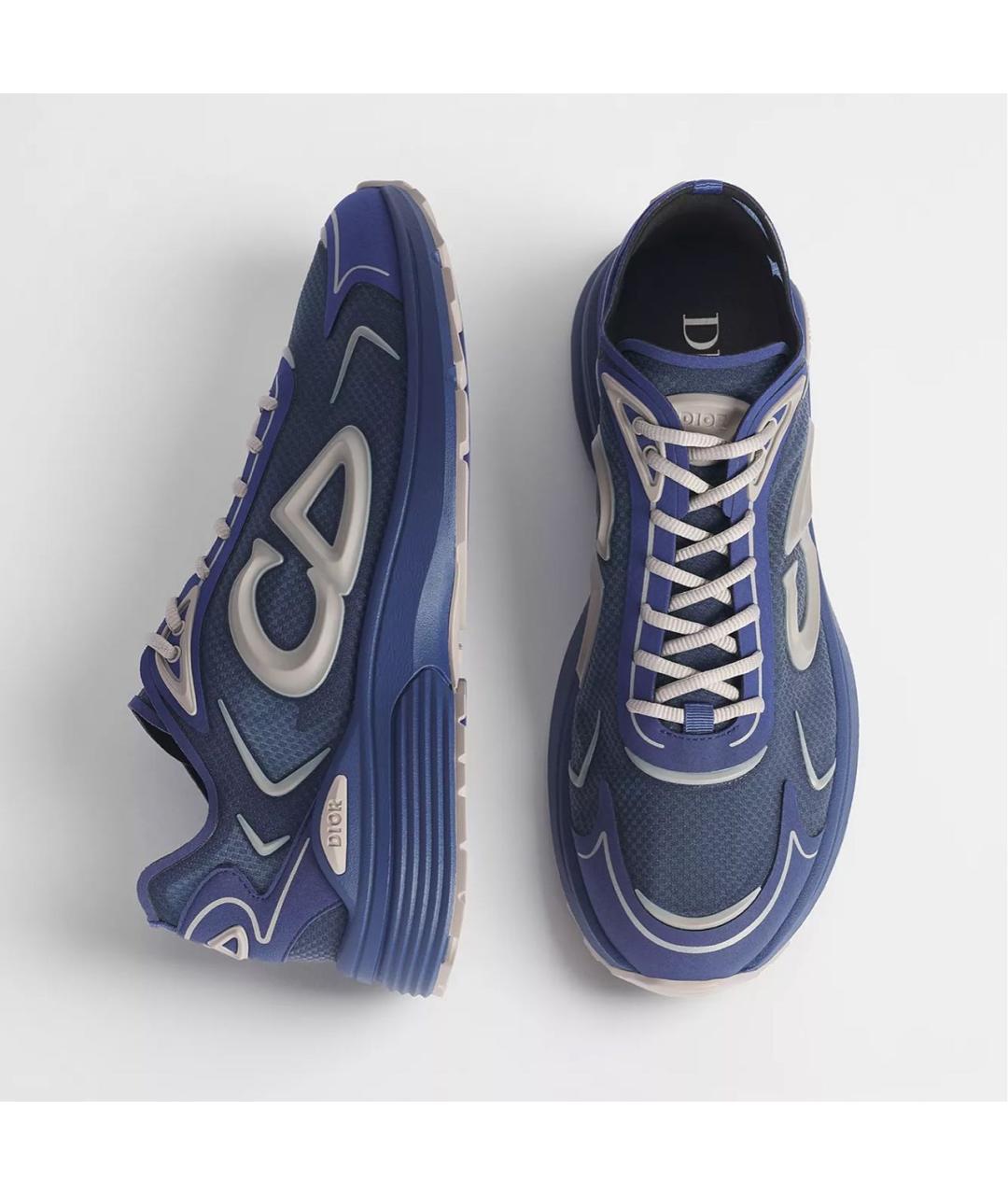 CHRISTIAN DIOR Темно-синие низкие кроссовки / кеды, фото 2