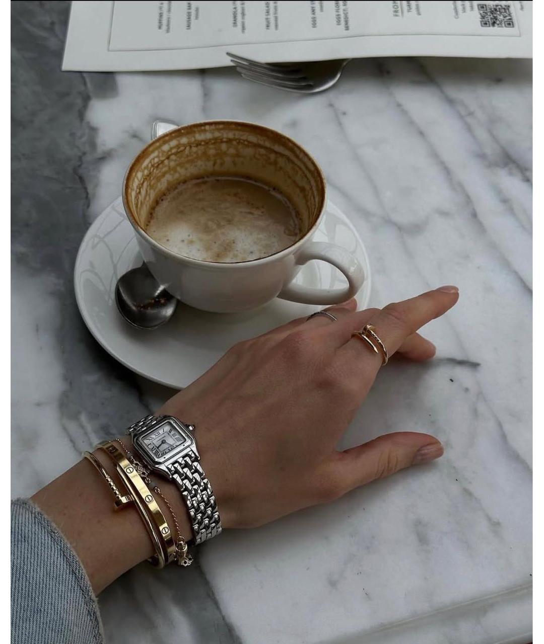 CARTIER Серебряные часы, фото 5