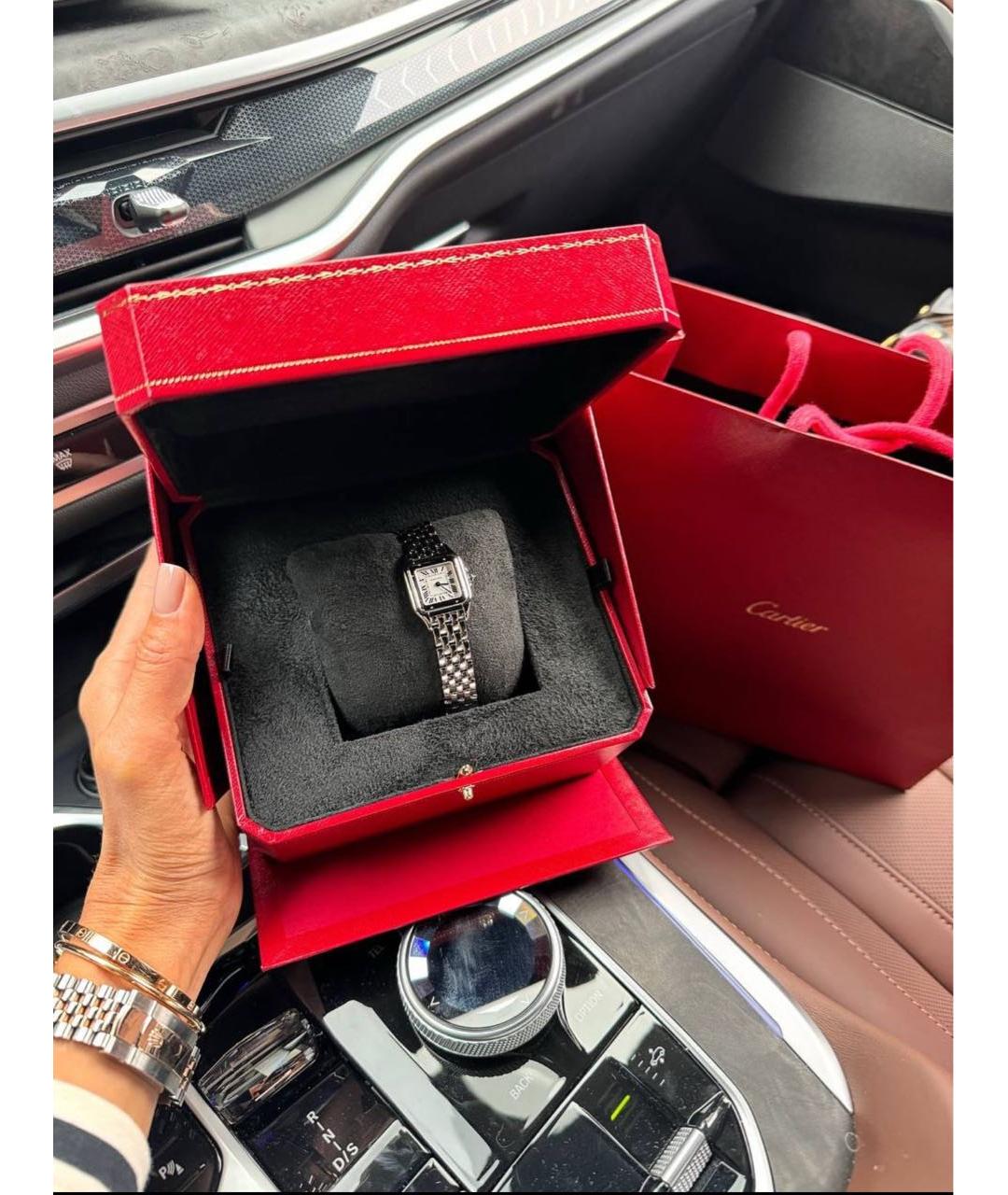 CARTIER Серебряные часы, фото 6