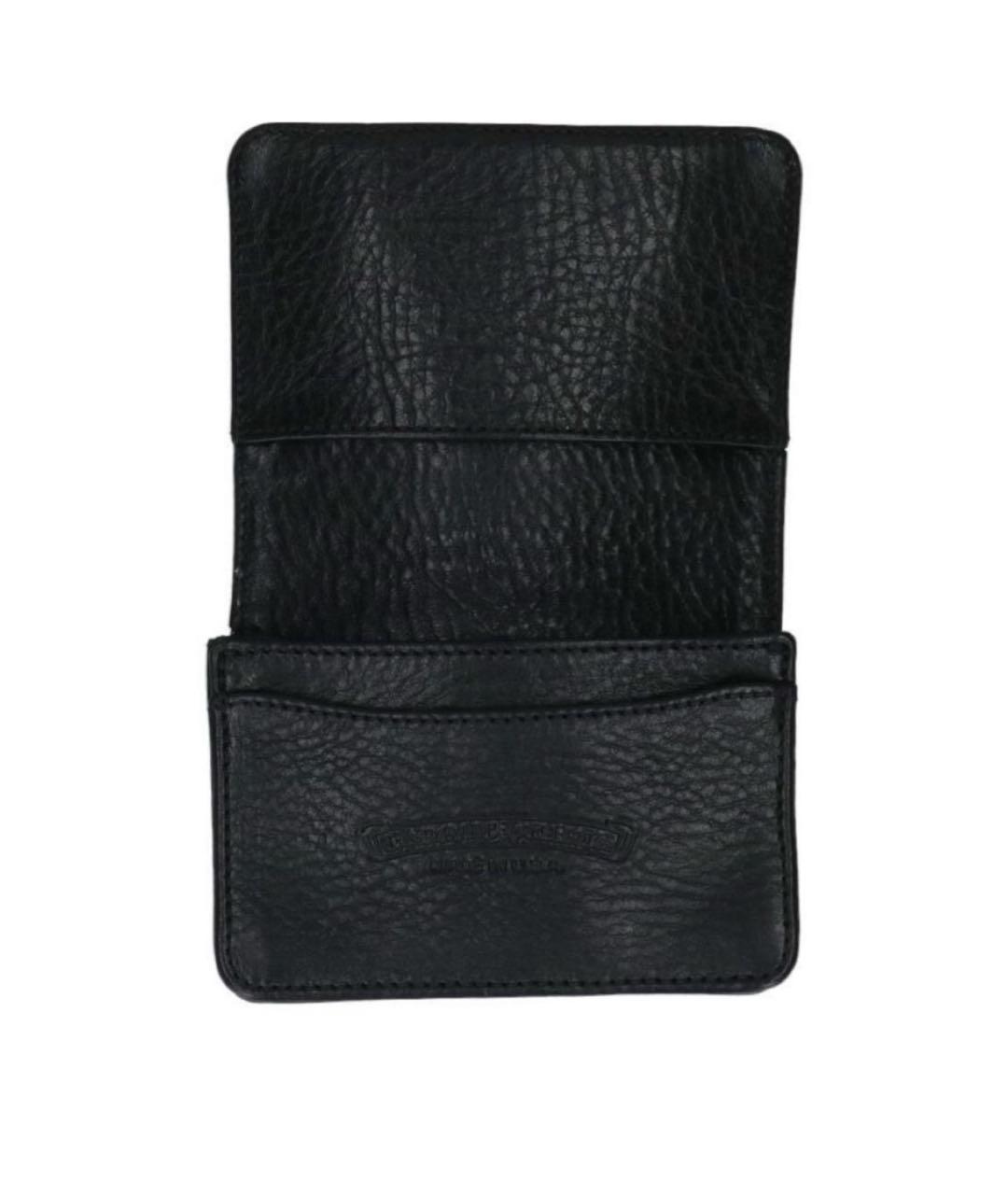 CHROME HEARTS Черный кожаный кардхолдер, фото 2