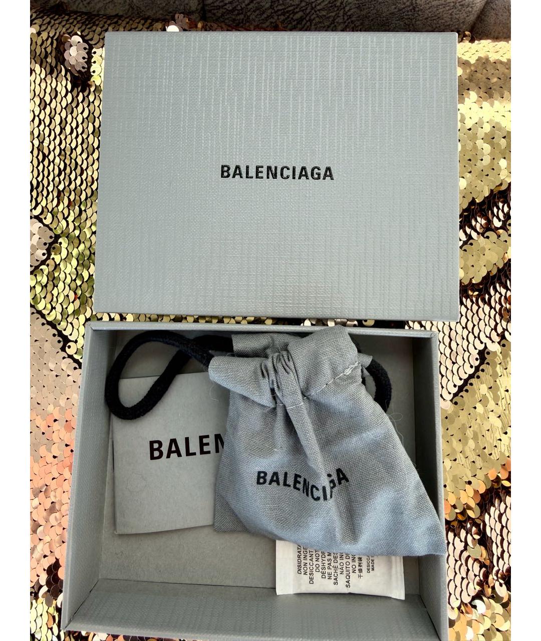 BALENCIAGA Золотые латунные серьги, фото 7