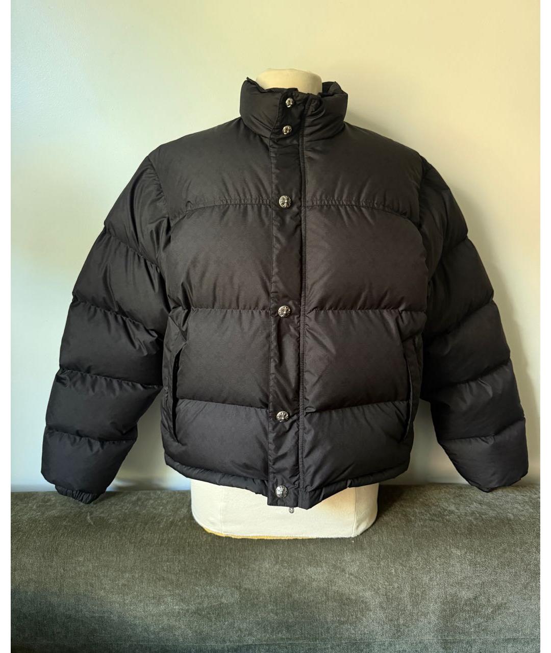 CHROME HEARTS Черный пуховик, фото 2