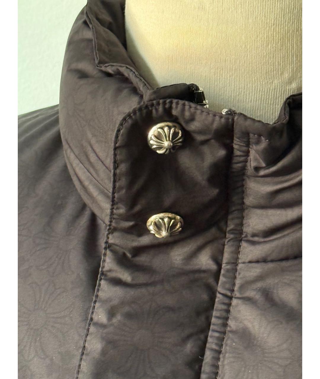 CHROME HEARTS Черный пуховик, фото 5