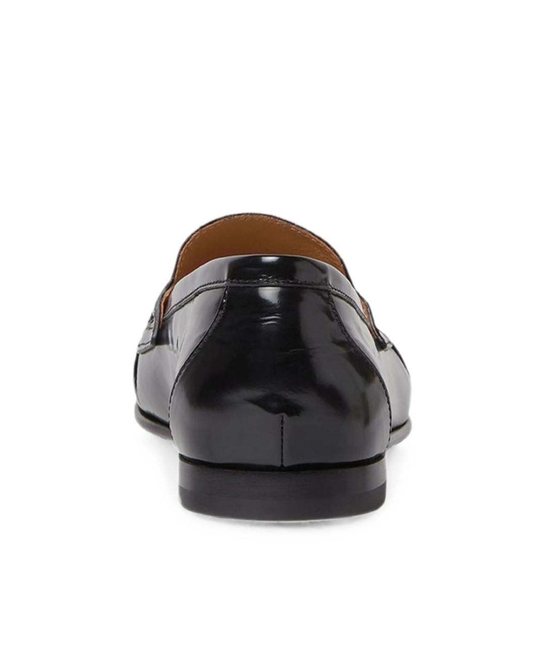 FENDI Черные кожаные лоферы, фото 3