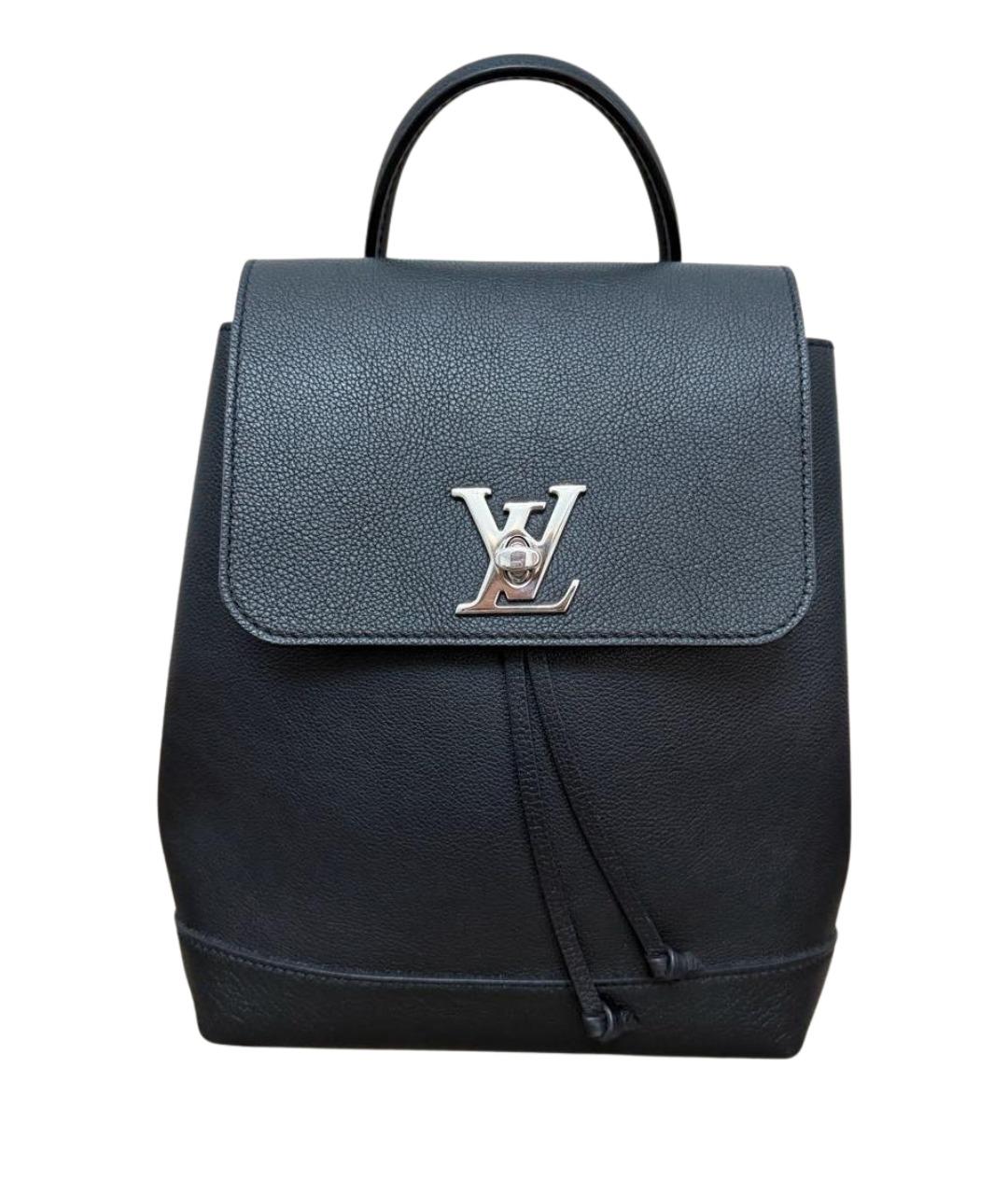LOUIS VUITTON Черный кожаный рюкзак, фото 1