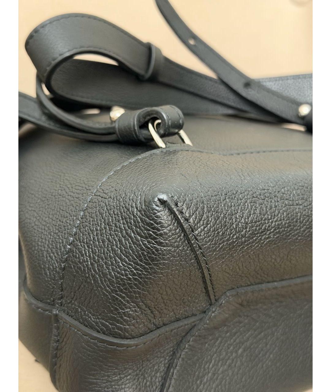 LOUIS VUITTON Черный кожаный рюкзак, фото 7