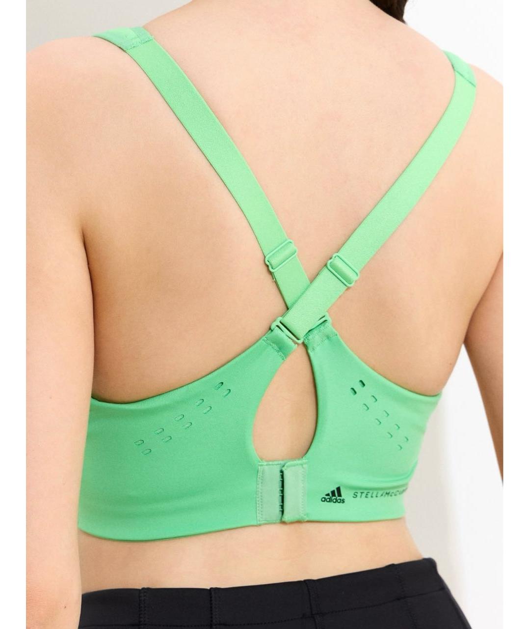 ADIDAS BY STELLA MCCARTNEY Салатовая полиэстеровая майка, фото 6
