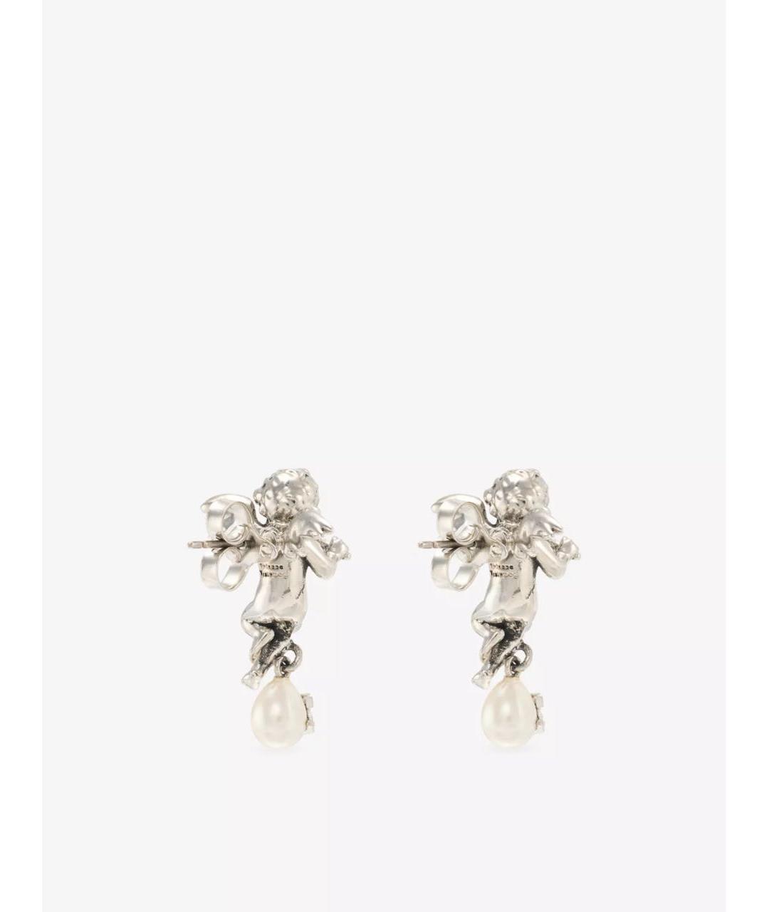 VIVIENNE WESTWOOD Серебряные латунные серьги, фото 5