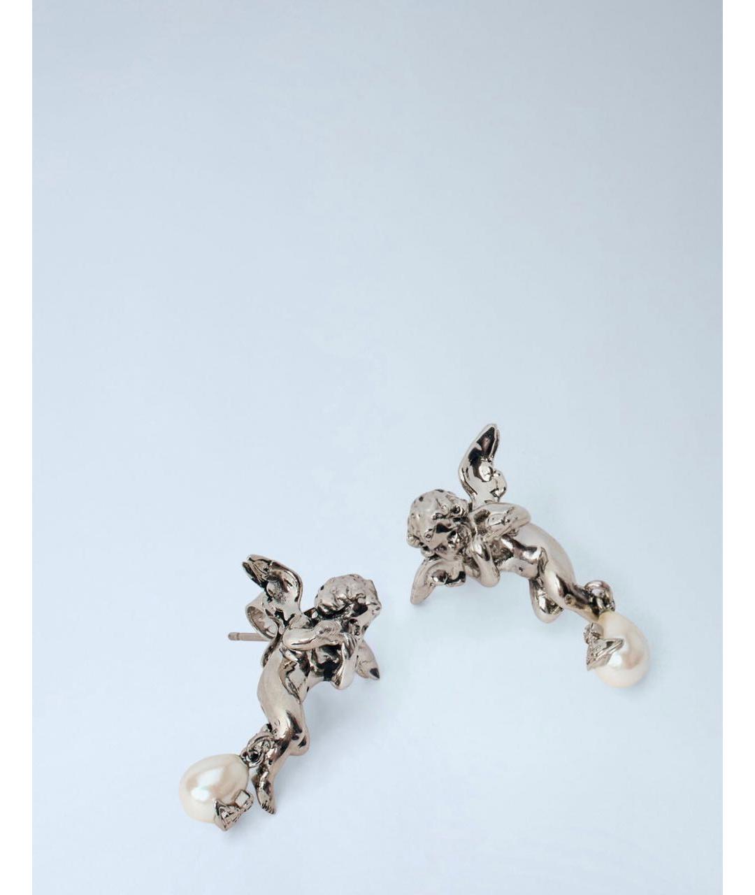 VIVIENNE WESTWOOD Серебряные латунные серьги, фото 4