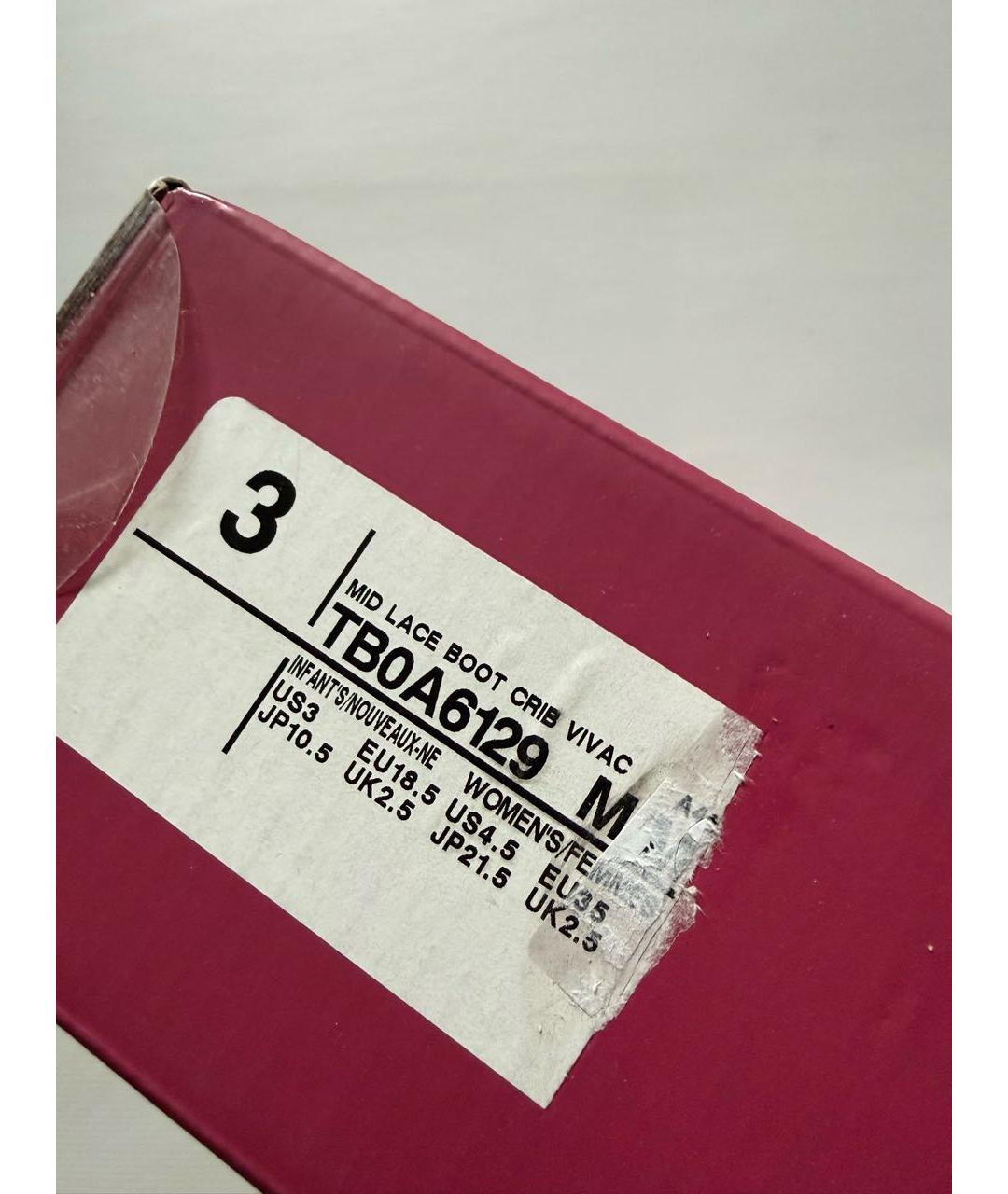TIMBERLAND Розовые кожаные пинетки, фото 6