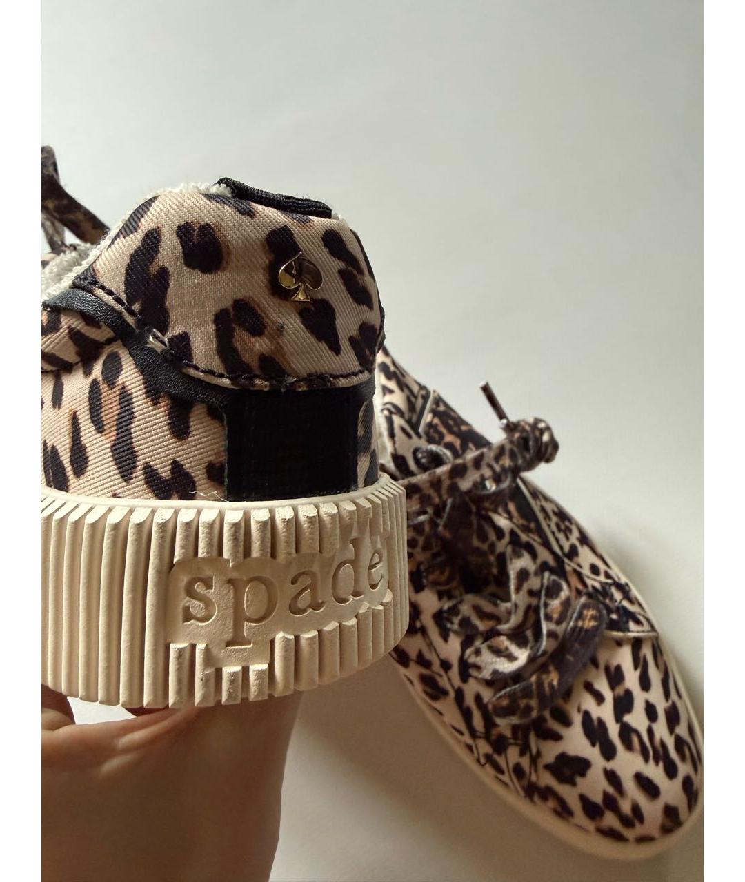 KATE SPADE Мульти текстильные кеды, фото 4