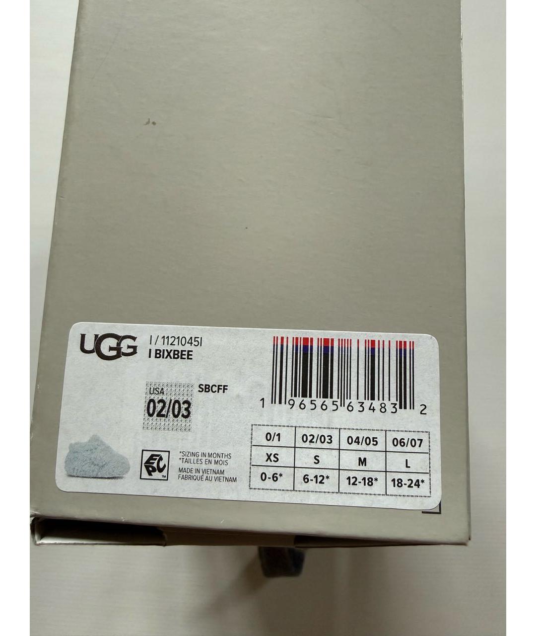 UGG Голубые пинетки, фото 6