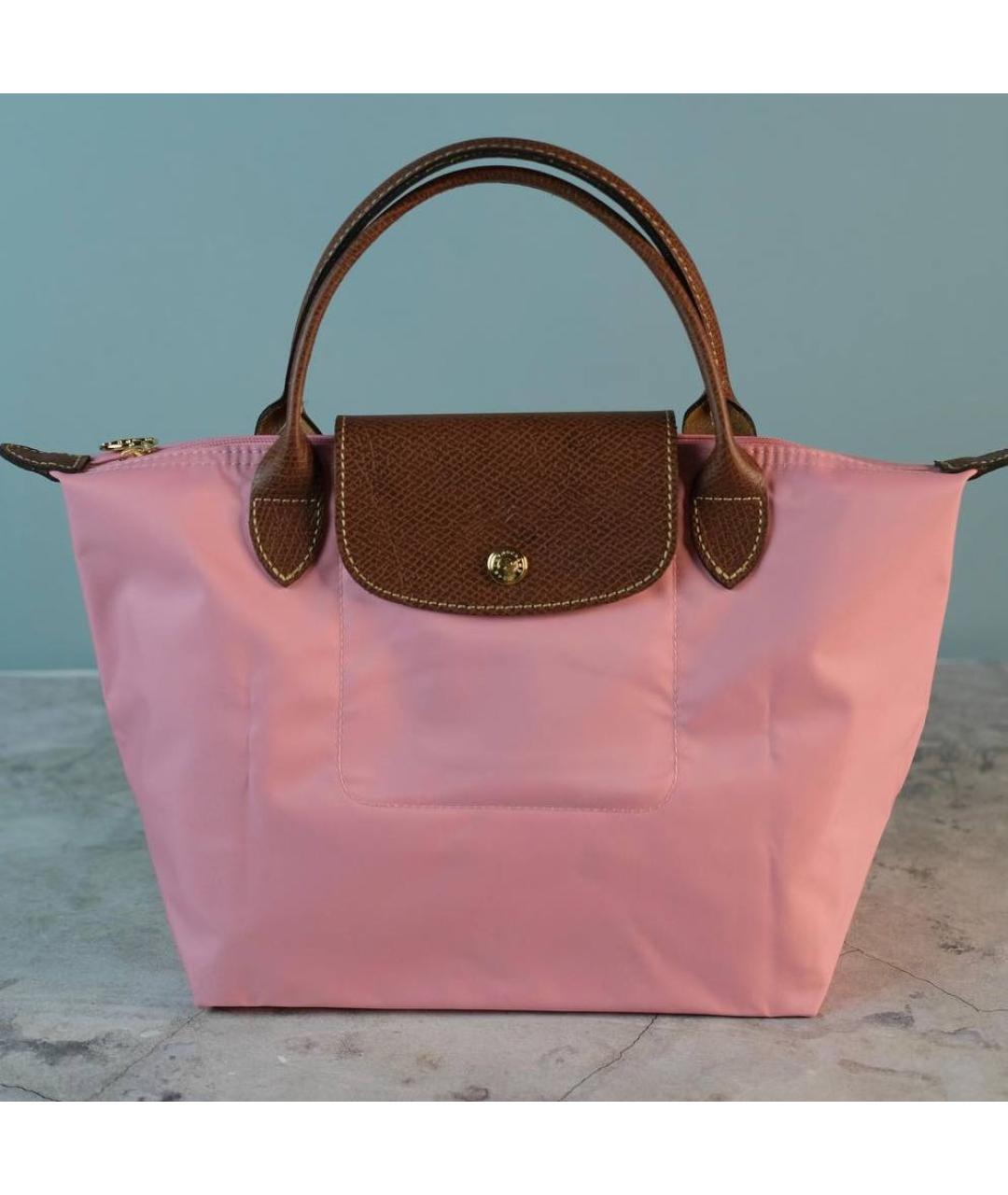 LONGCHAMP Розовая сумка тоут, фото 2