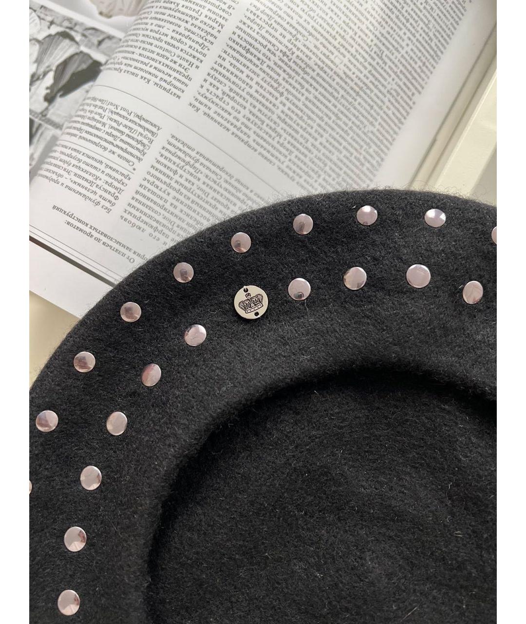 JUICY COUTURE Черная шапка, фото 6