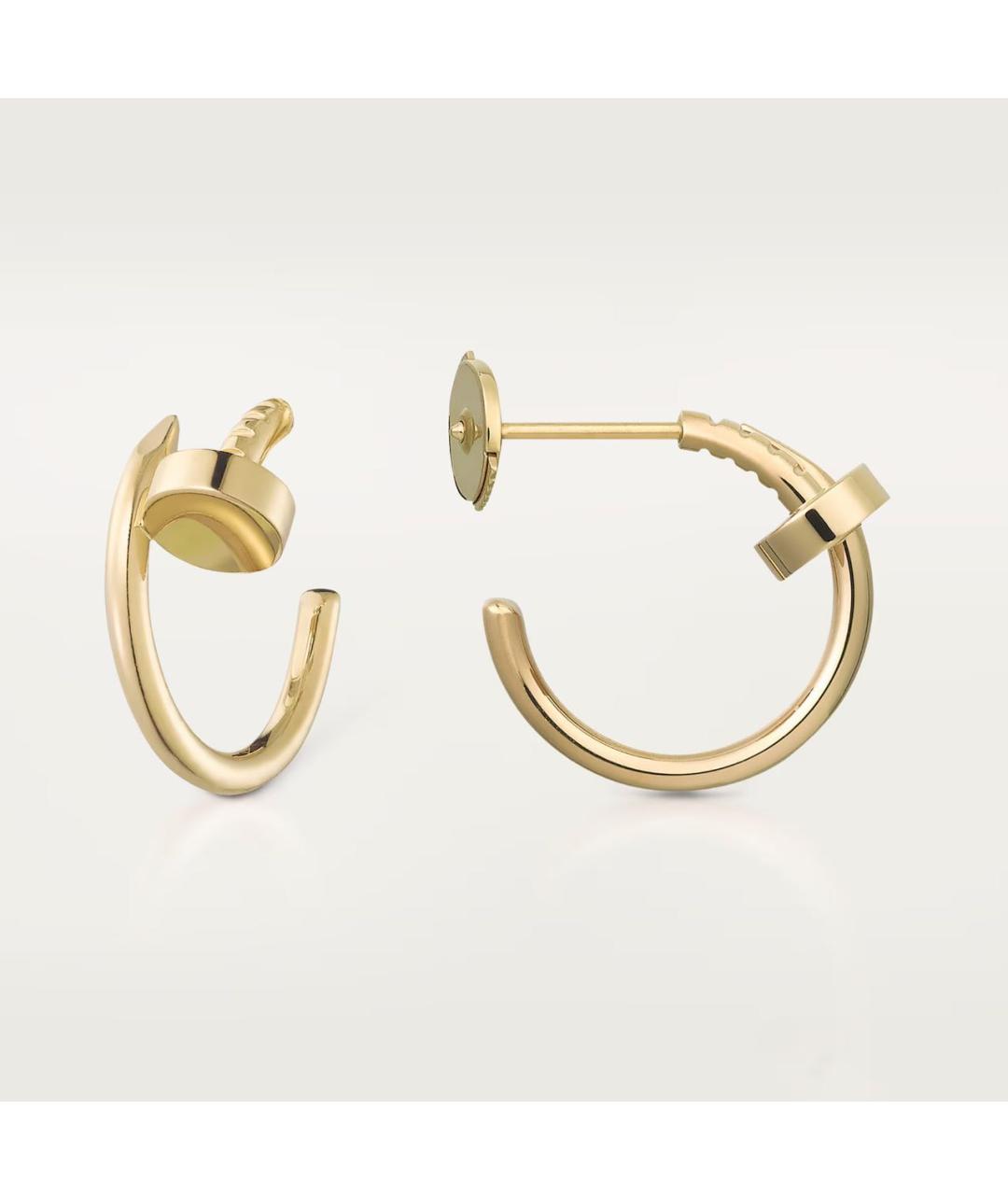 CARTIER Золотые серьги из желтого золота, фото 7