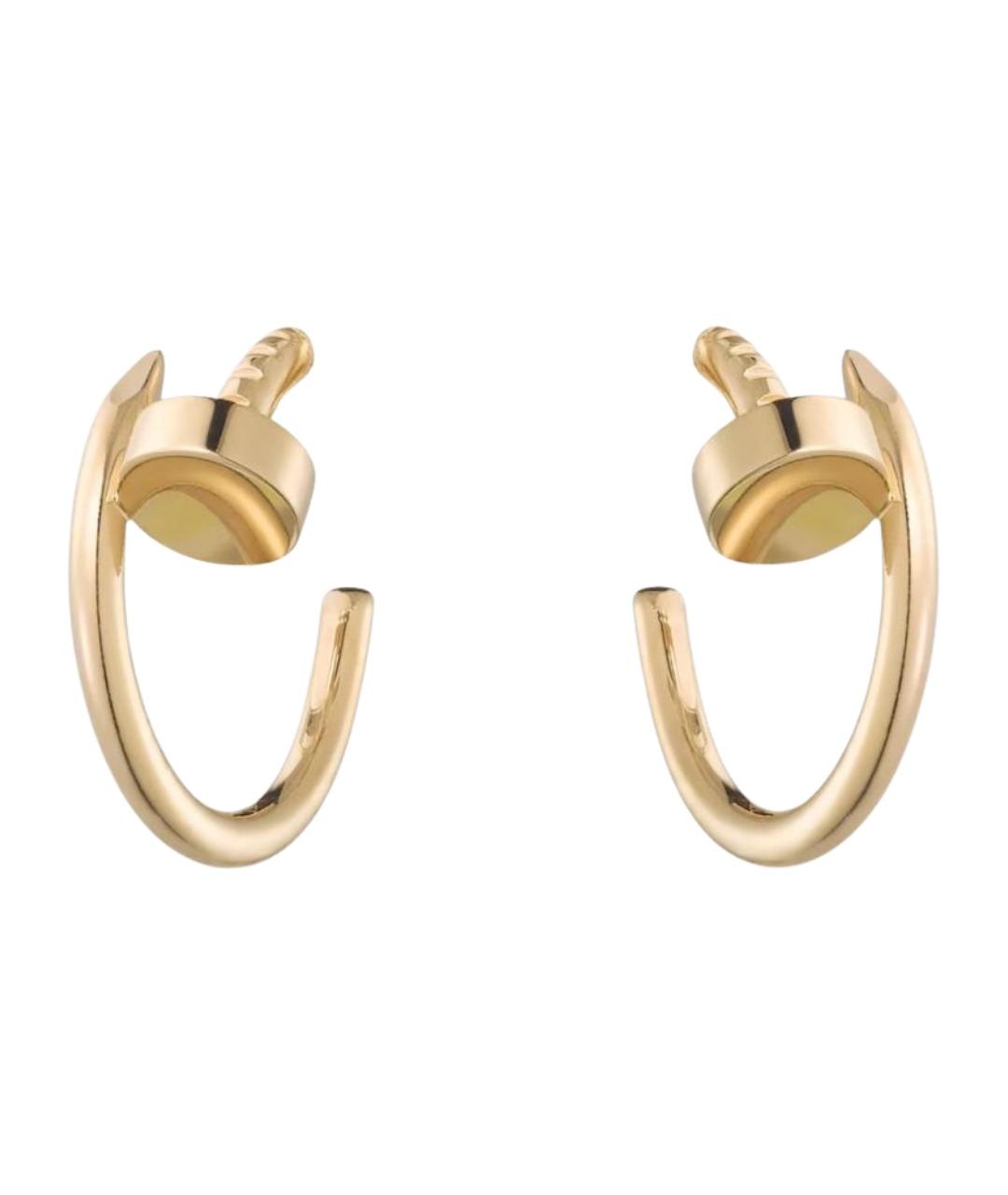 CARTIER Золотые серьги из желтого золота, фото 1