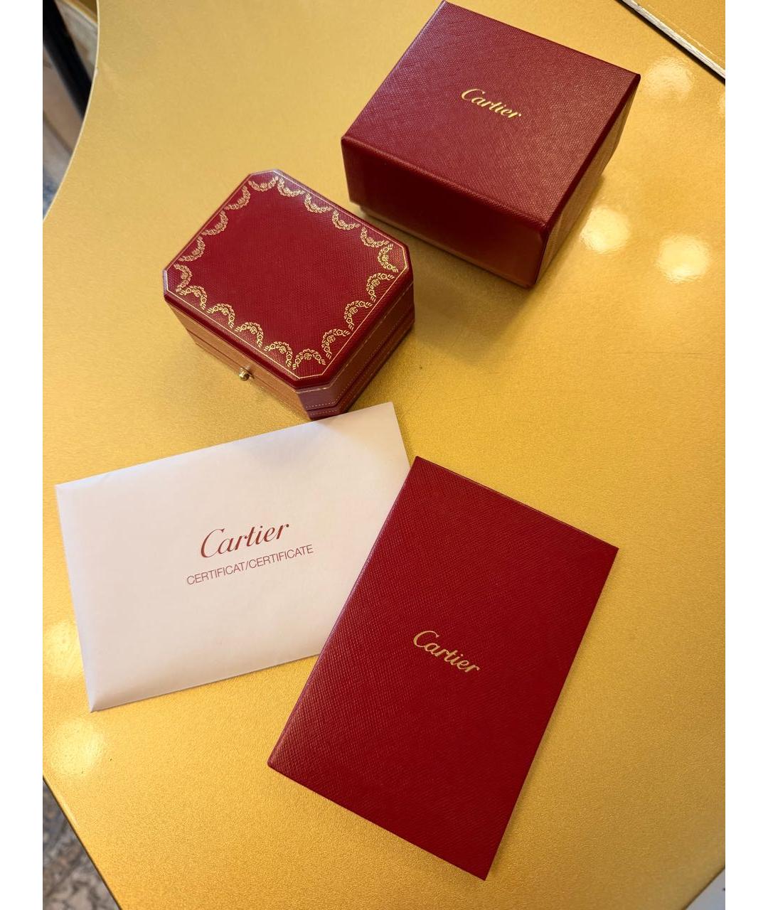 CARTIER Золотые серьги из желтого золота, фото 4