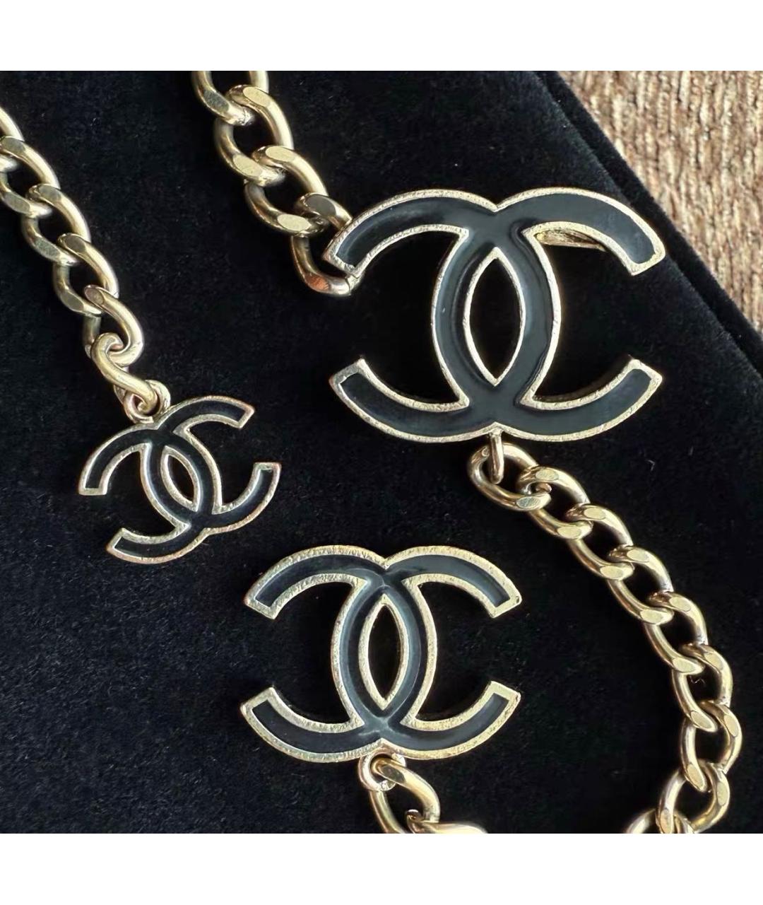 CHANEL Черный ремень, фото 4